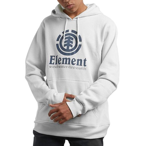 Moletom Masculino Element Canguru Vertical Branco-E422A0174- -1-